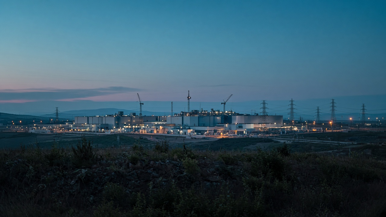 Schéma qui divise le capex des centres de données d'IA en puces, énergie, bâtiments et réseau